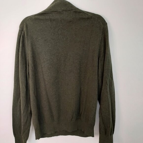 Jos. A. Bank Traveler Green Long Sleeve Pullover Sweater - Picture 3 of 11